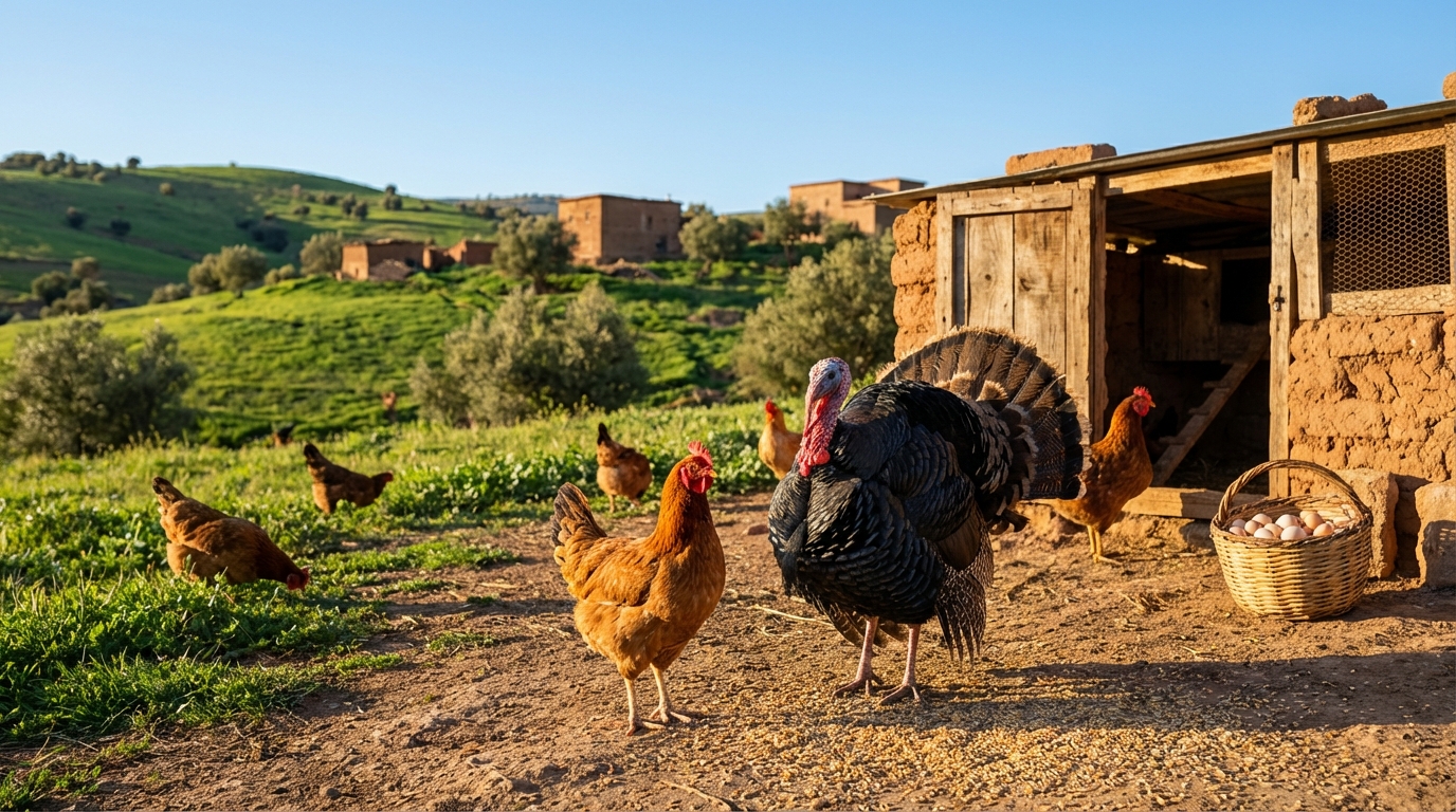 الفرق بين الدجاج البلدي والدجاج الرومي — أيهما أربح؟