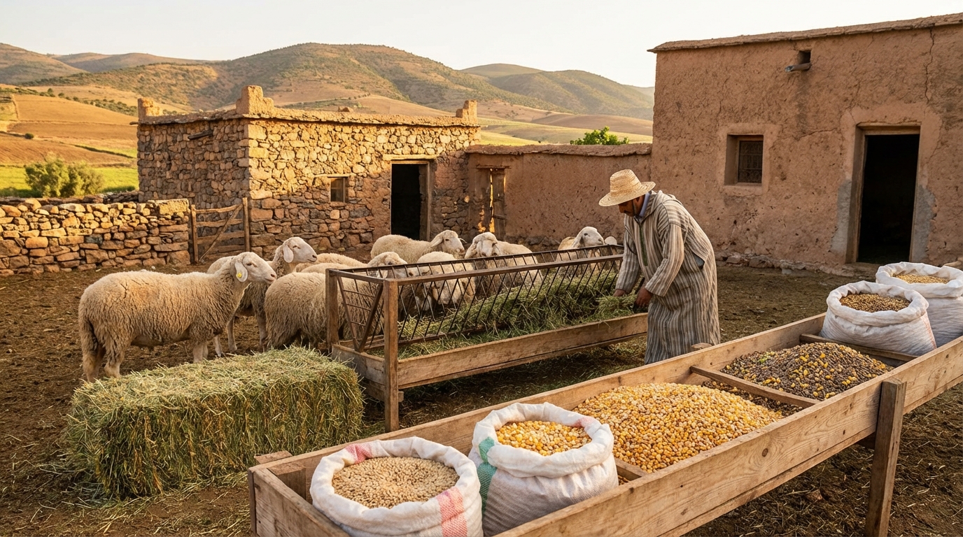 أنواع الأعلاف المتوفرة في السوق المغربي