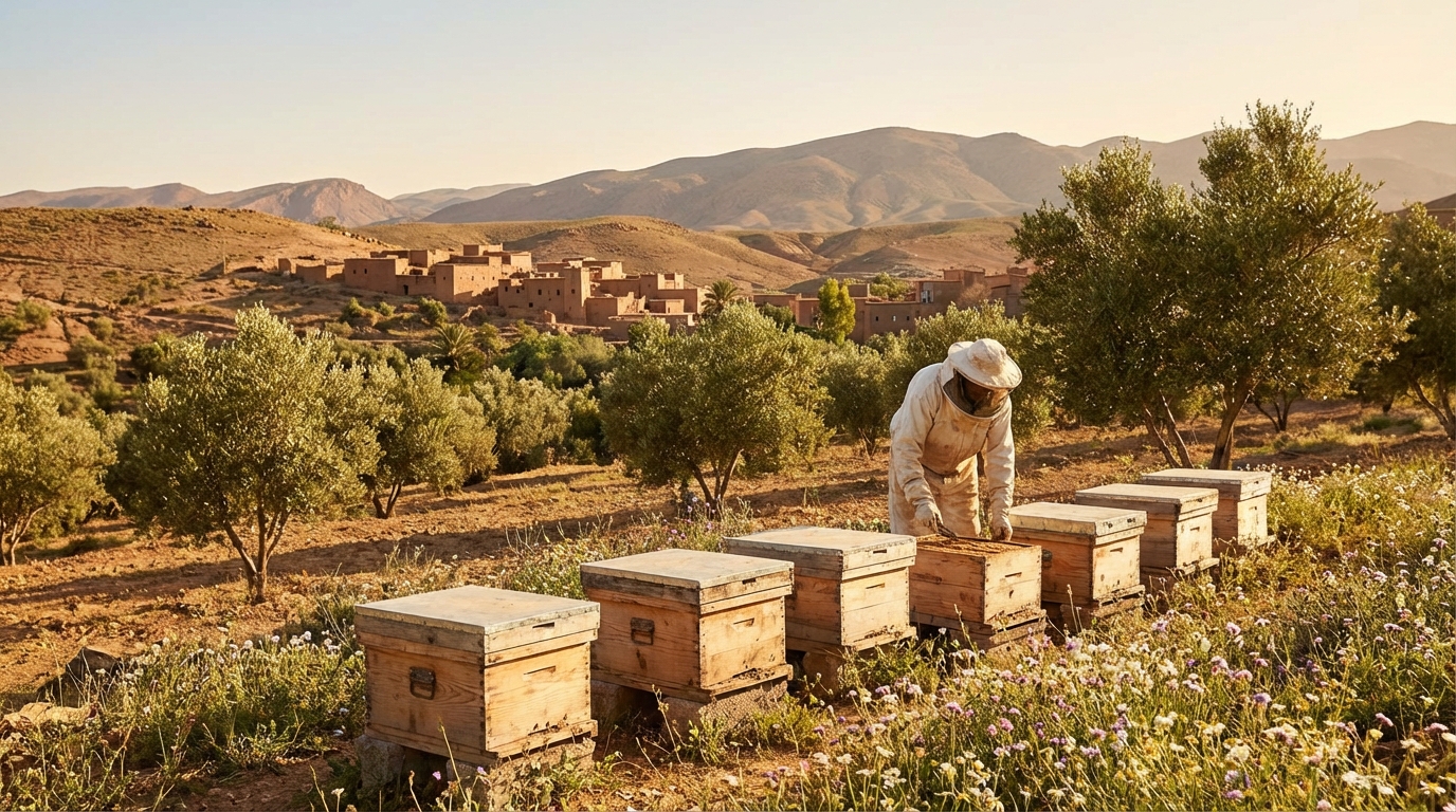 2. تربية النحل وإنتاج العسل