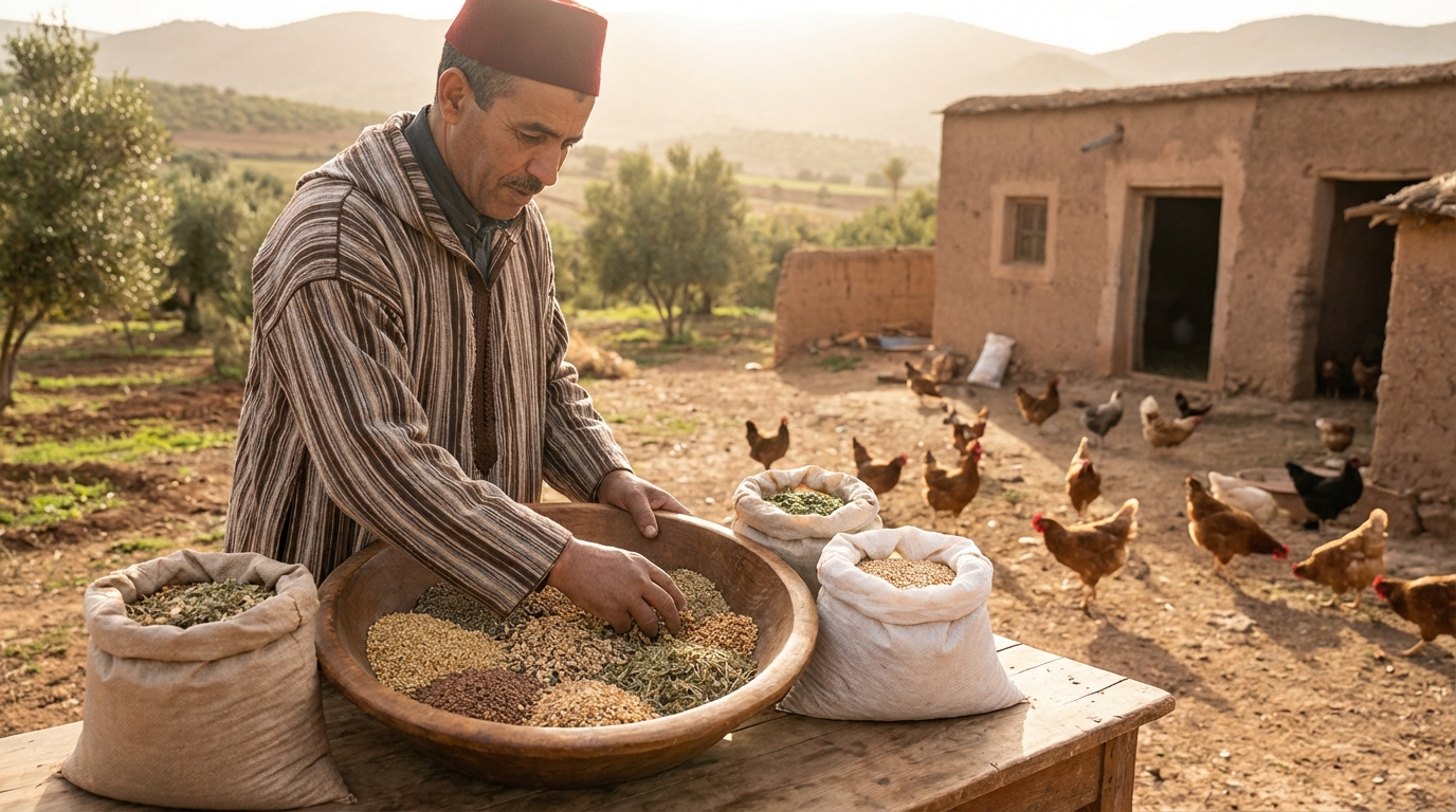 تركيبة العلف المثالية