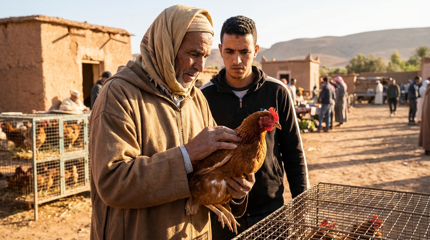 الخطأ 1: شراء دجاج بلا فحص صحي