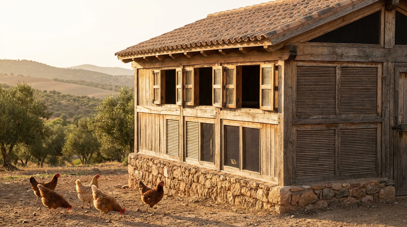 الخطأ 2: القن بلا تهوية كافية