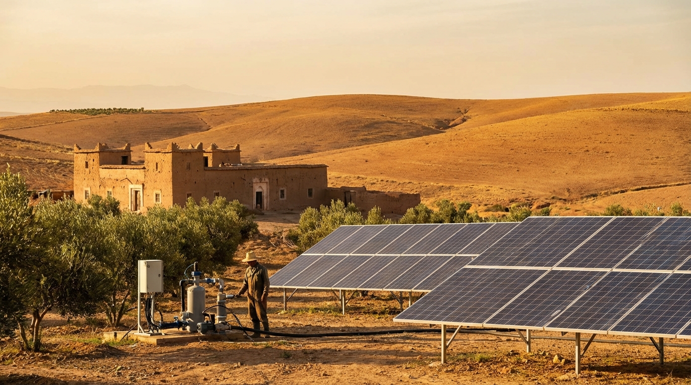 علاش الطاقة الشمسية ولات ضرورة للفلاح المغربي؟