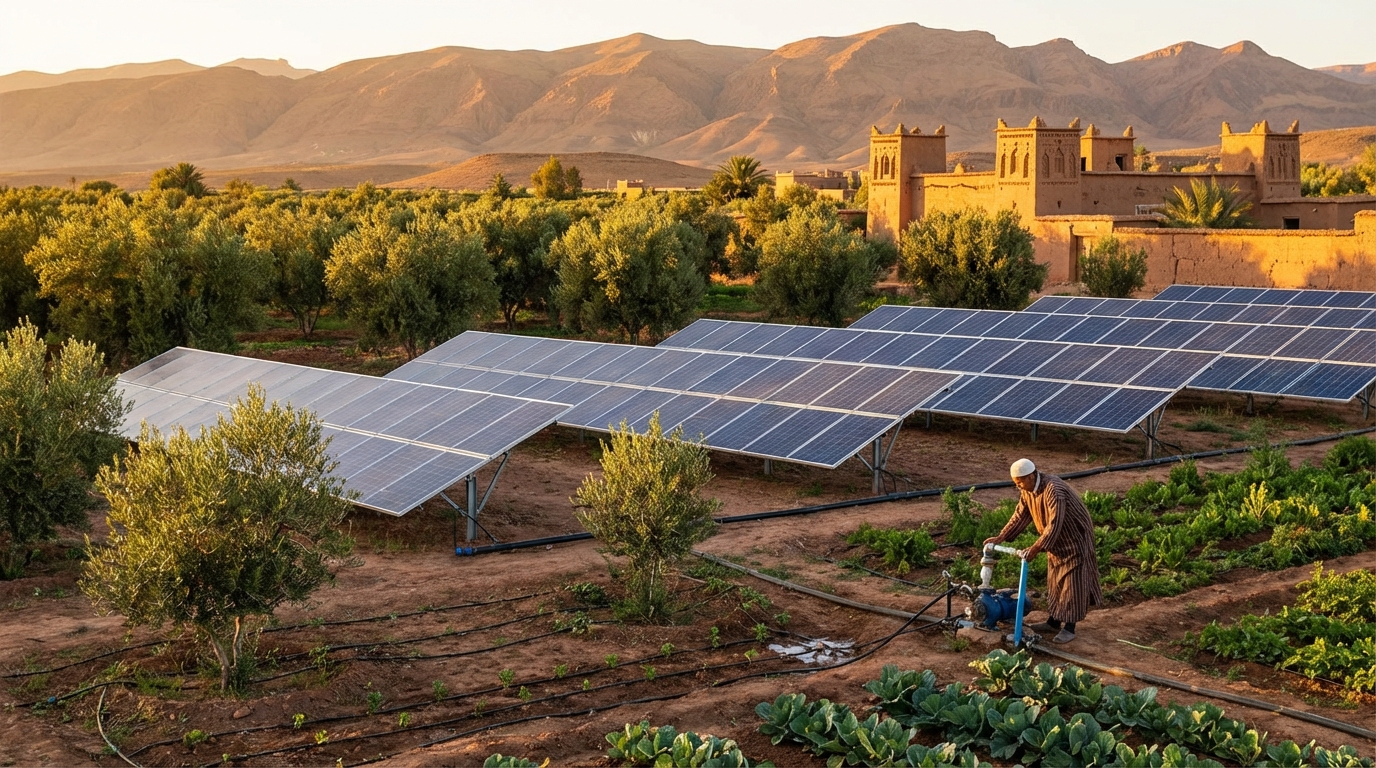 شحال كيكلف تركيب نظام شمسي للري؟