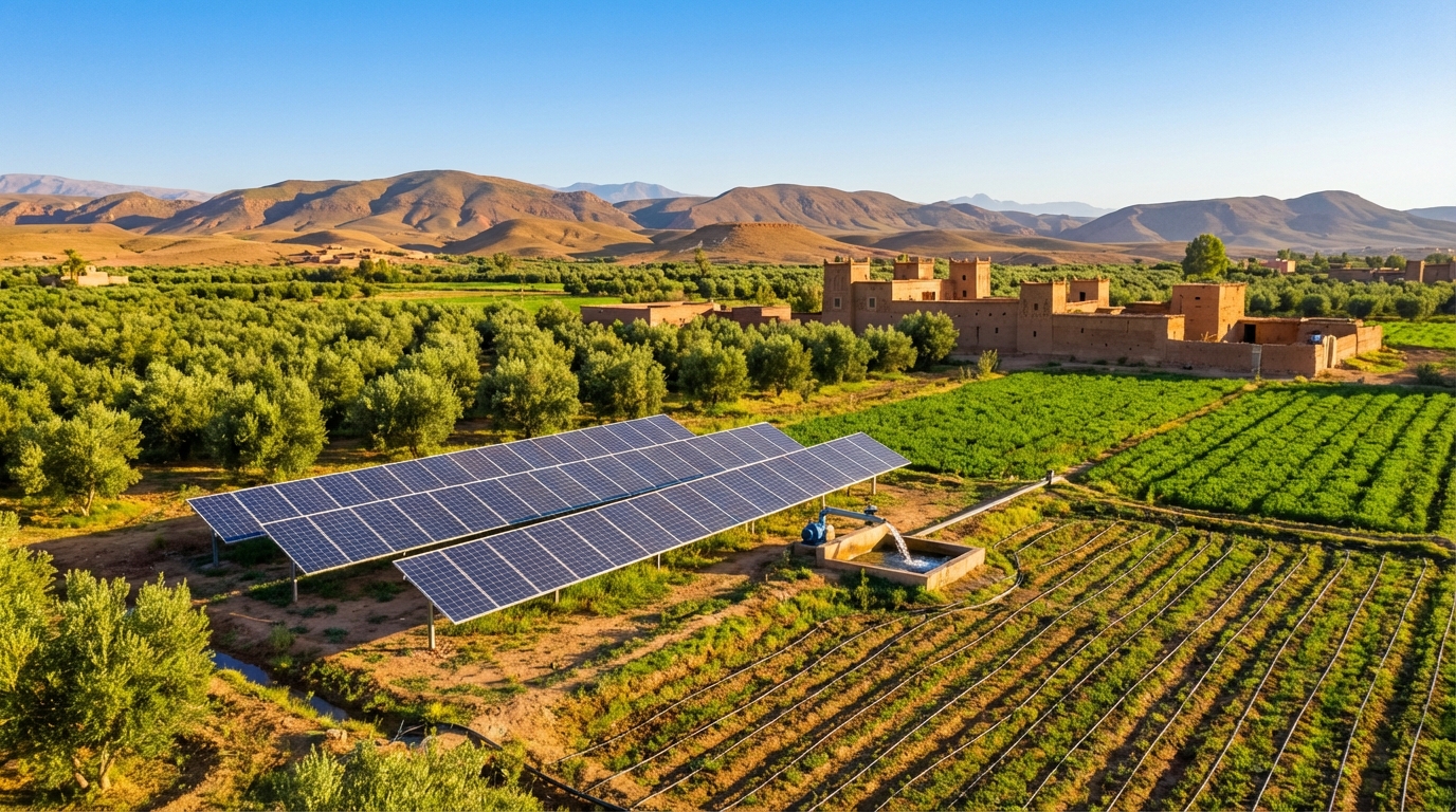 الطاقة الشمسية للفلاحة كيفاش تخفض فاتورة الكهرباء 70 بالمئة
