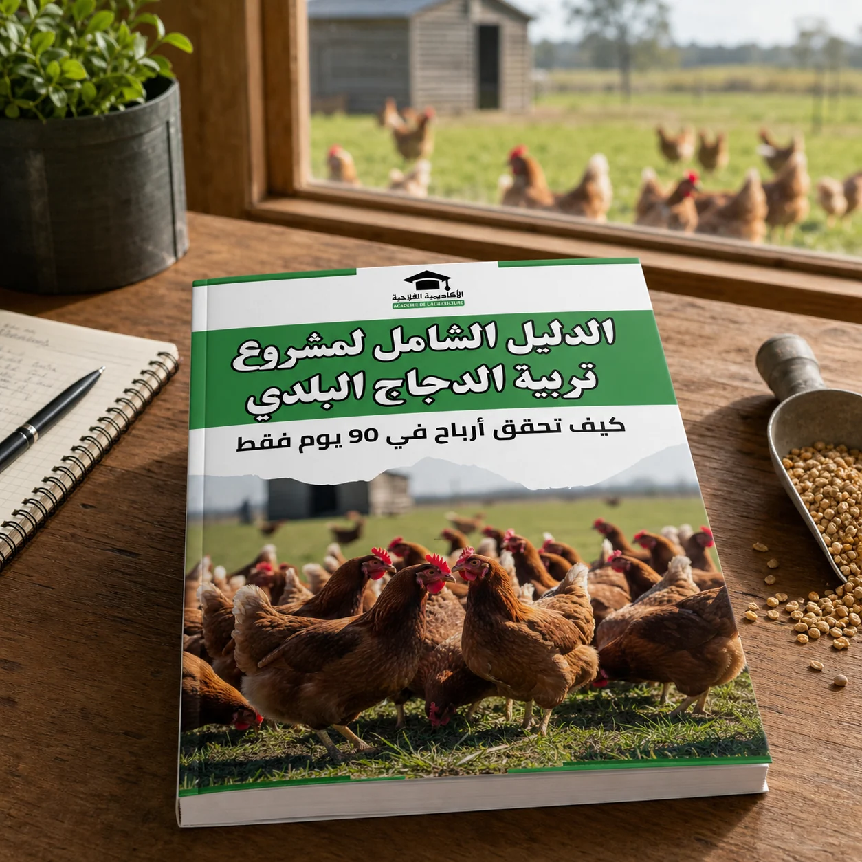 صورة توضيحية من الدليل الشامل لمشروع تربية الدجاج البلدي 1